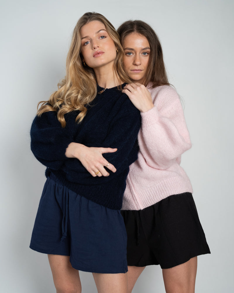 Odette Bomber With Zip Navy-zoom-