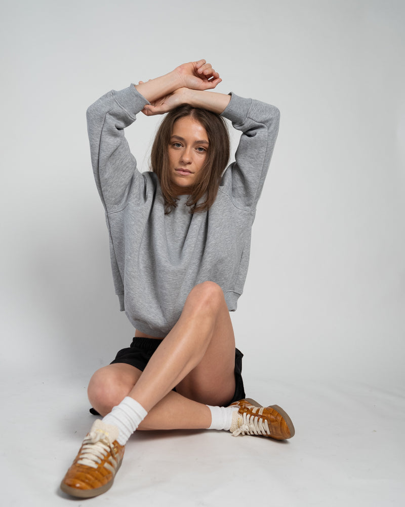 Paulina Easy Sweatshirt Grey-zoom-