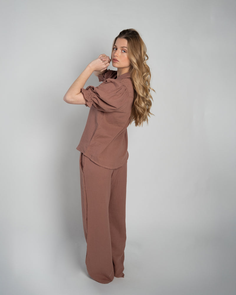 Oona Tetra Pants Terracotta-zoom-