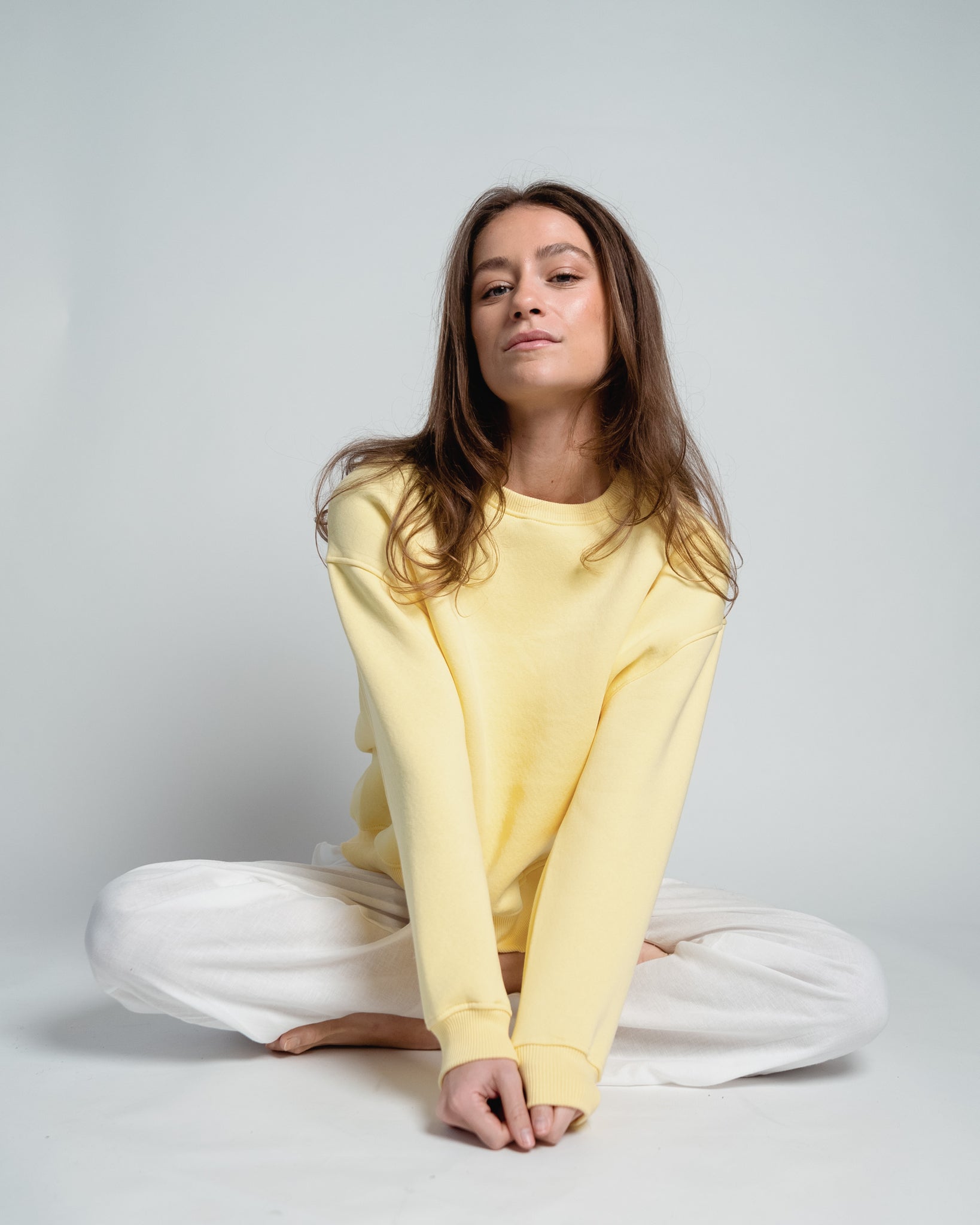 Paulina Easy Sweatshirt Yellow-zoom-4