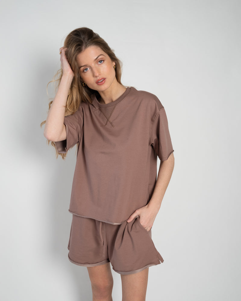 Pia Shorts Taupe-zoom-