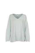 Laura V-Neck Pull Soft Mint